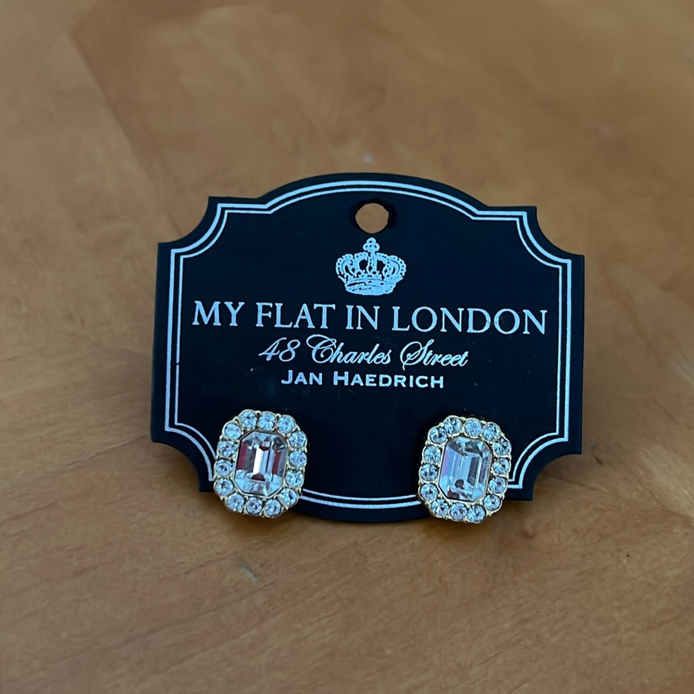 My Flat in London Trust Fund Baby Gold Plated Studs